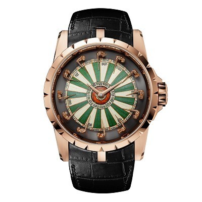 Roger Dubuis Excalibur Round Table Knights Watch with 12 gold knight sculptures