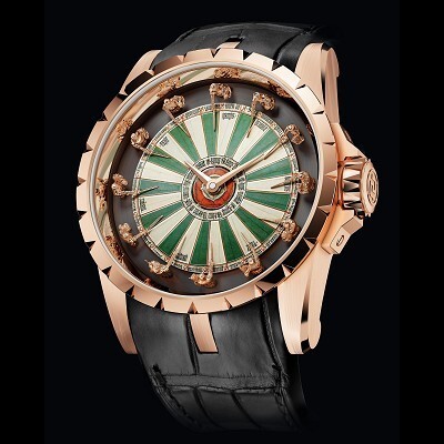 Roger Dubuis Excalibur Round Table Knights Watch Grand Feu enamel round table dial