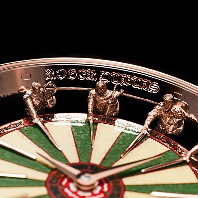 Roger Dubuis Excalibur Round Table Knights Watch knight details sculpture dial