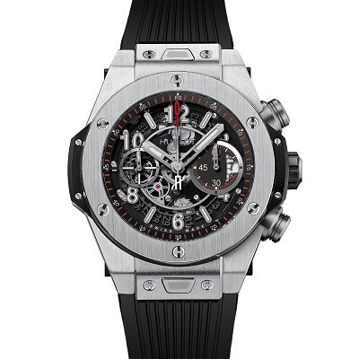 Hublot Big Bang UNICO titanium King Gold watch flyback chronograph