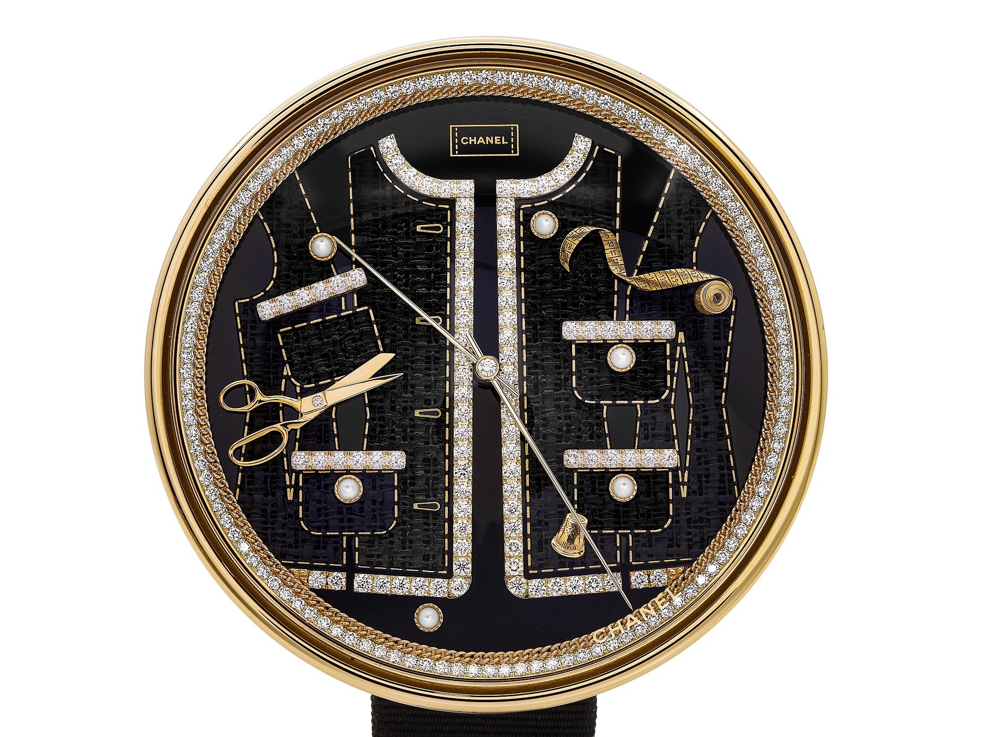 Chanel Mademoiselle Prive Pique-Aiguilles dial tweed jacket