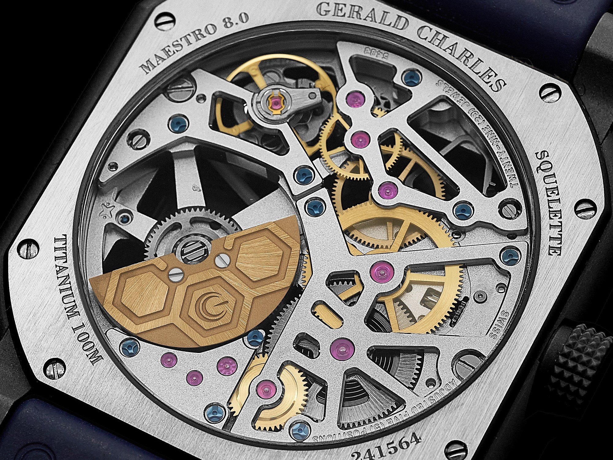 Gerald Charles Maestro 8.0 GC Sport Squelette movement detail