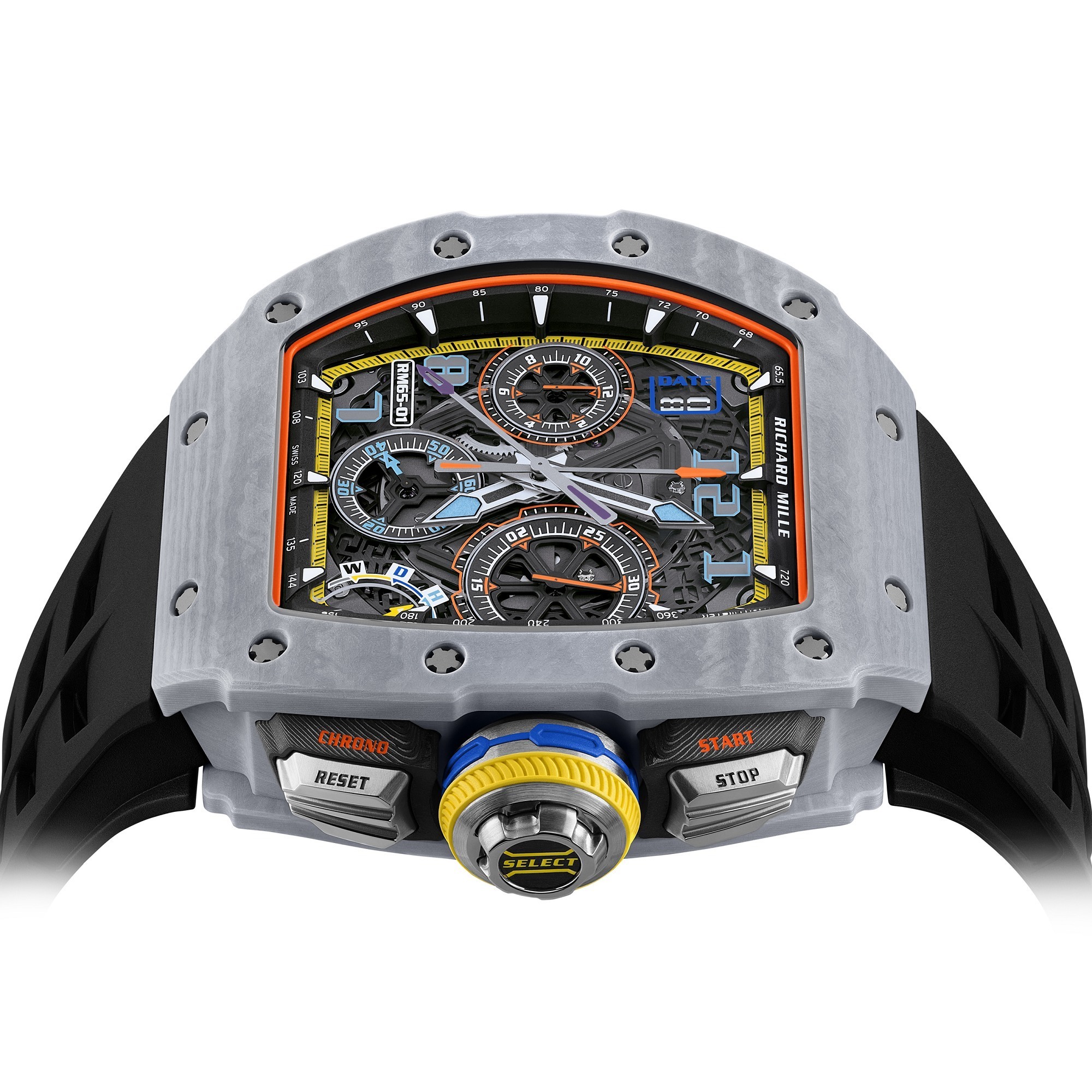 Richard Mille RM 65-01 case profile