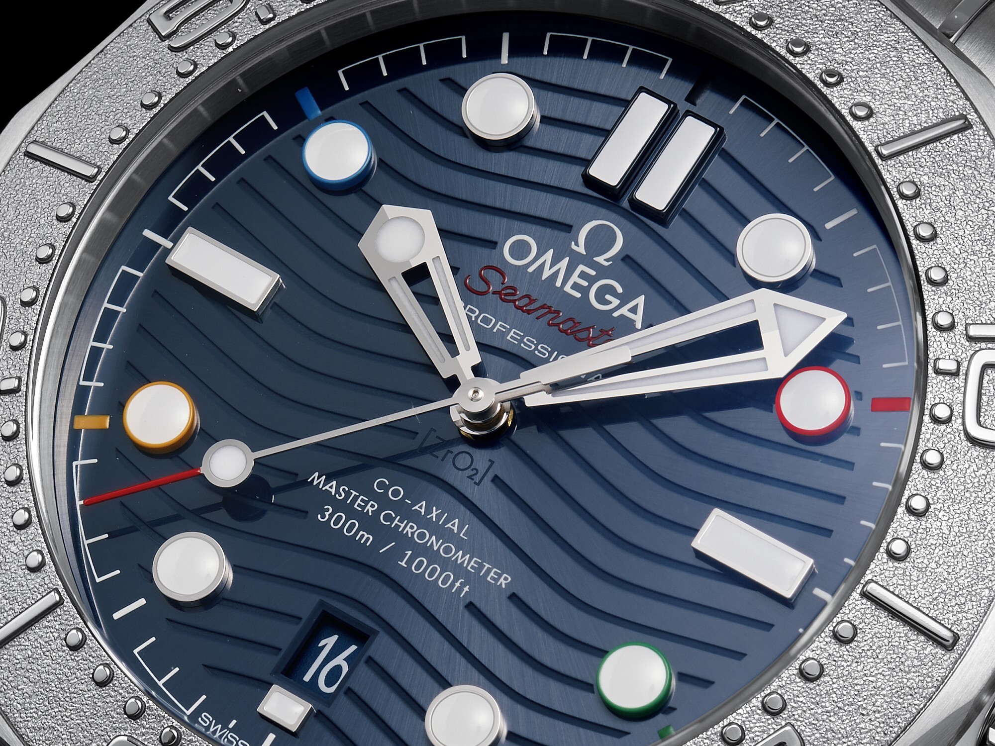 OMEGA Seamaster Diver 300M Beijing 2022 blue ceramic dial