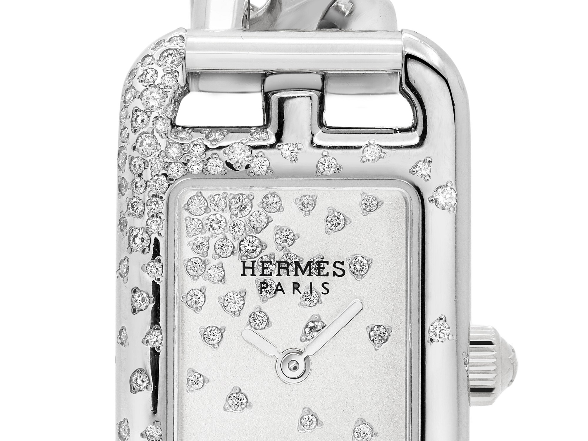 Hermès Nantucket Ladies Watch rose gold diamond