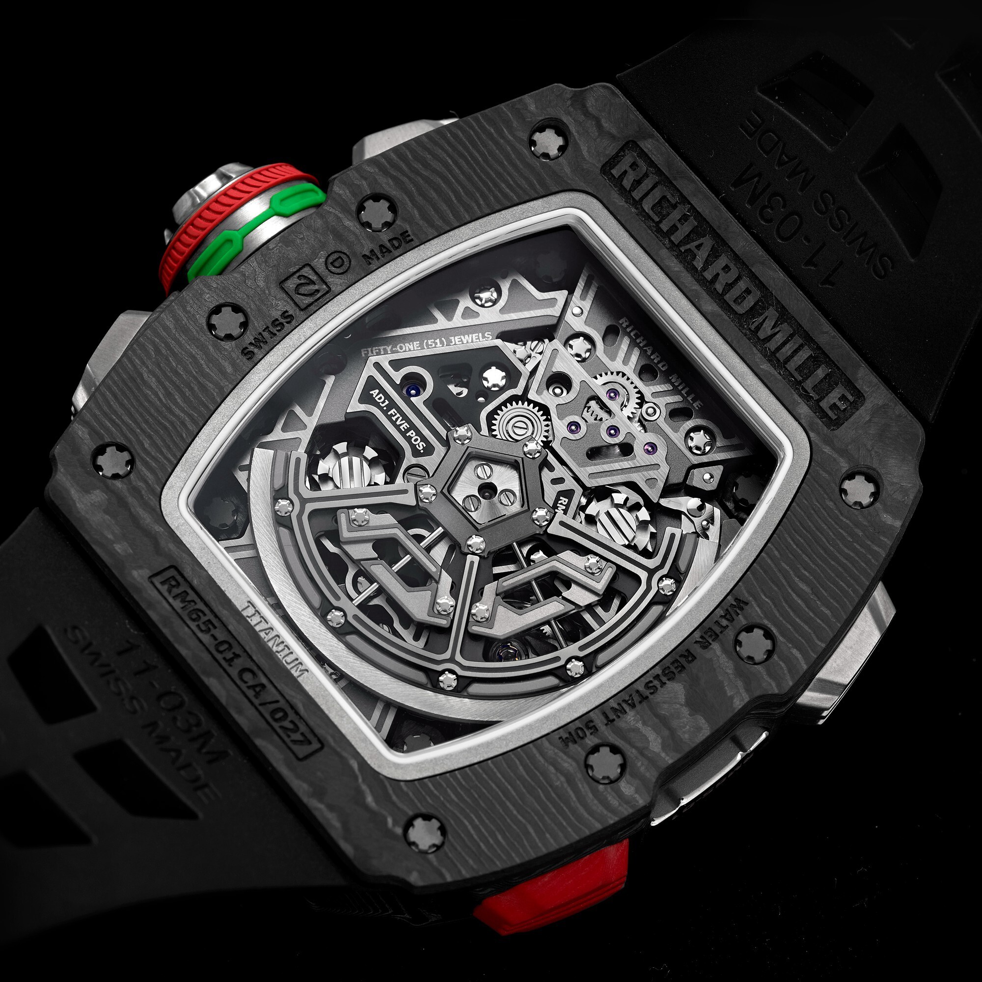 Richard Mille RM 65-01 case details