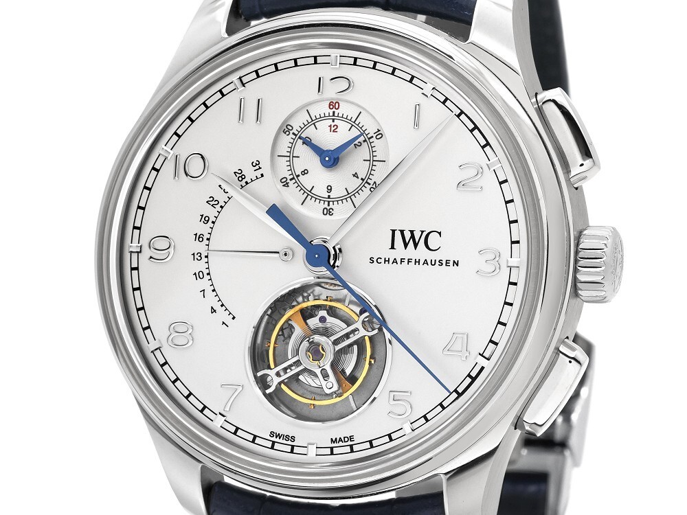 IWC Portugieser Tourbillon Rétrograde Chronograph dial