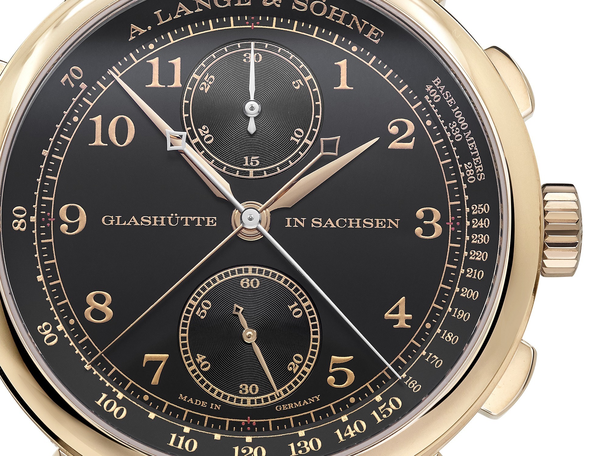 A. Lange & Söhne 1815 Rattrapante Honeygold Homage to F. A. Lange chronograph