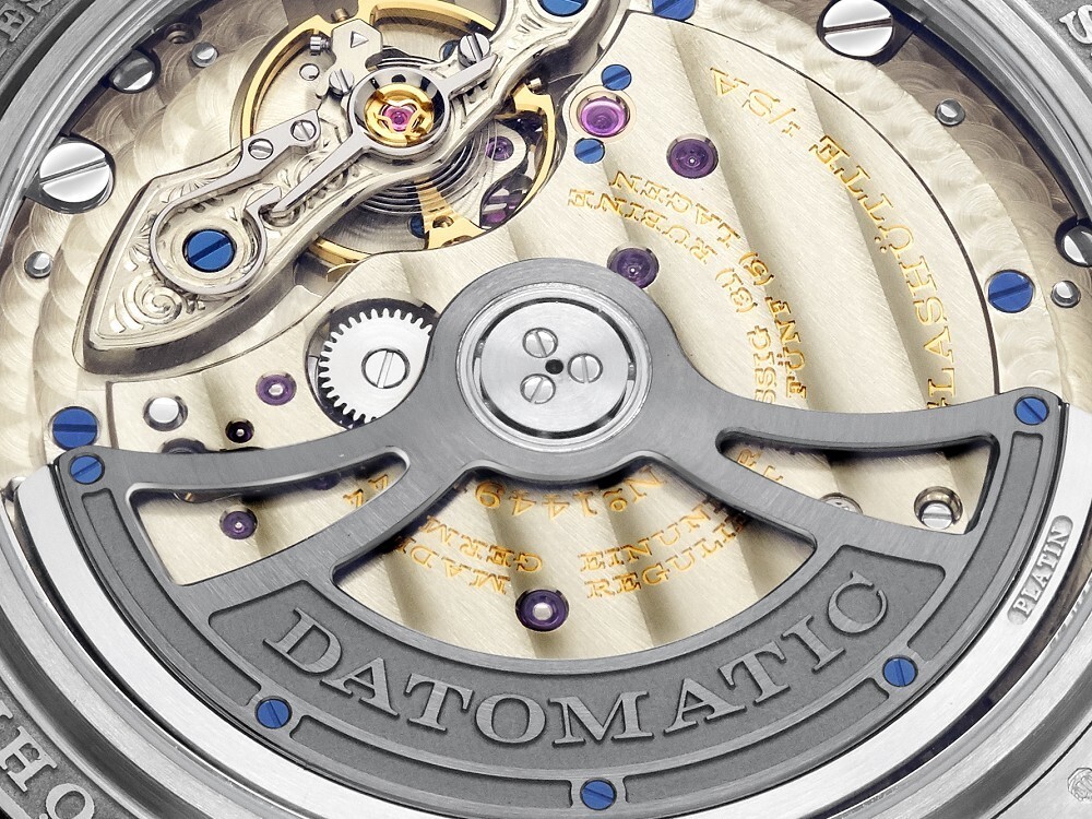 A. Lange & Söhne Odysseus white gold watch movement DATOMATIC