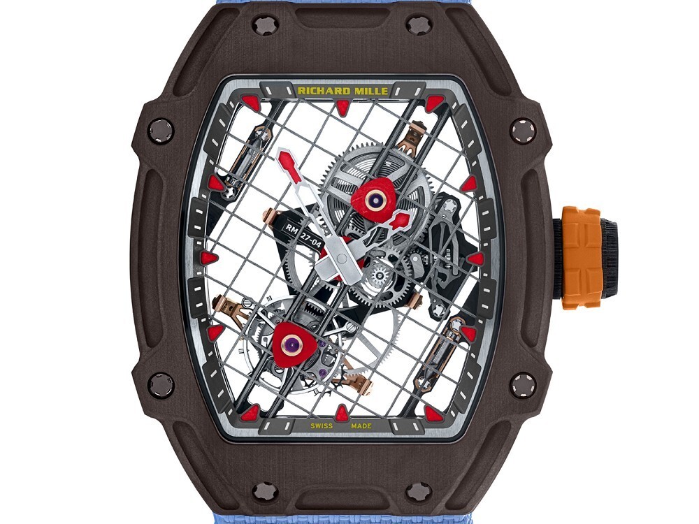 RICHARD MILLE RM 27-04 Tourbillon Rafael Nadal ultra-light tourbillon watch TitaCarb case