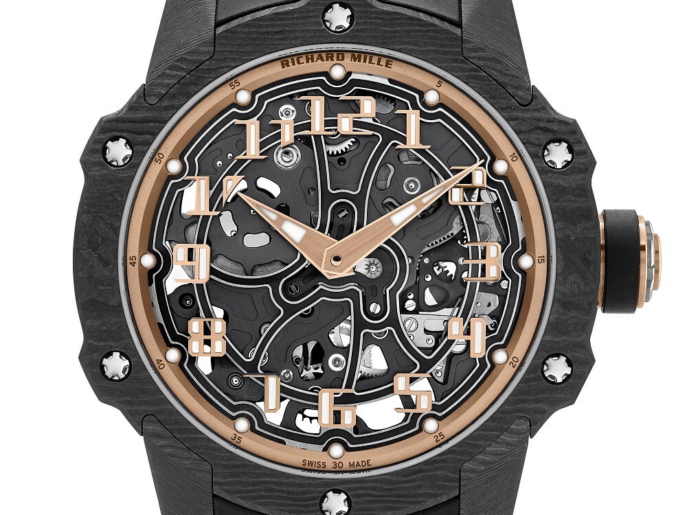 Richard Mille RM 33-02 carbon fiber and stainless steel case
