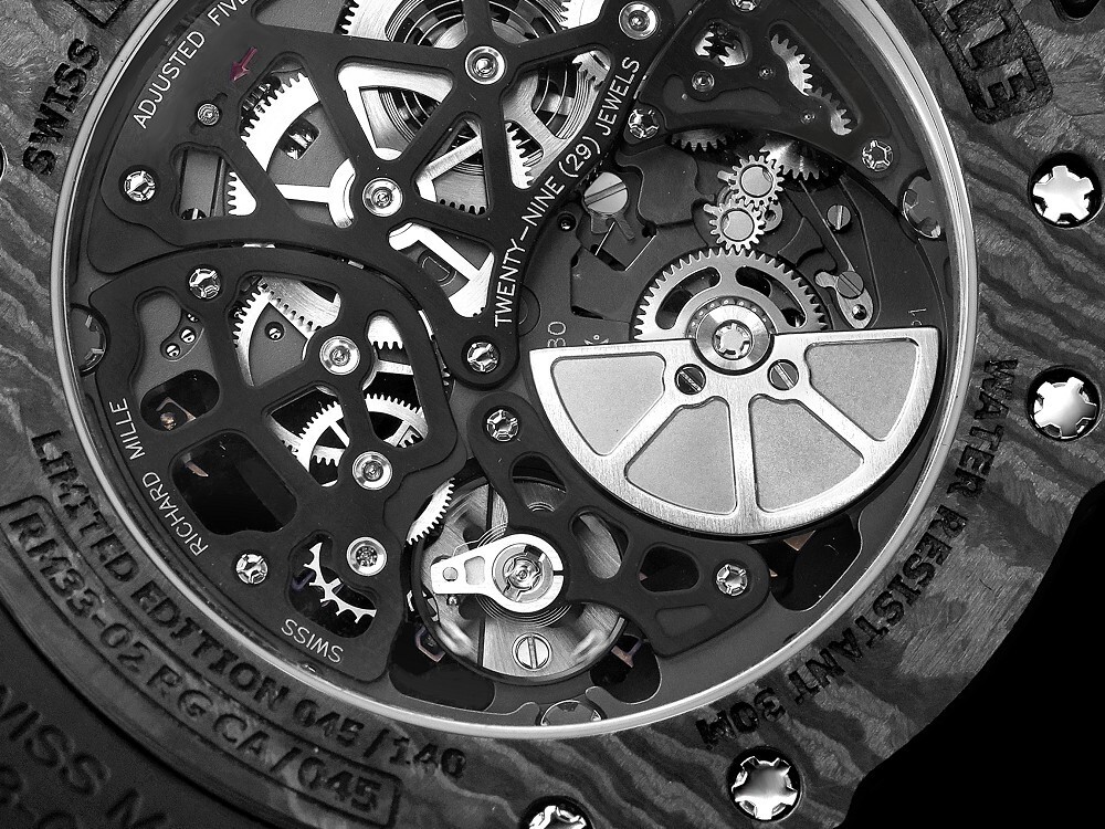 Richard Mille RM 33-02 rose gold and carbon fiber bezel