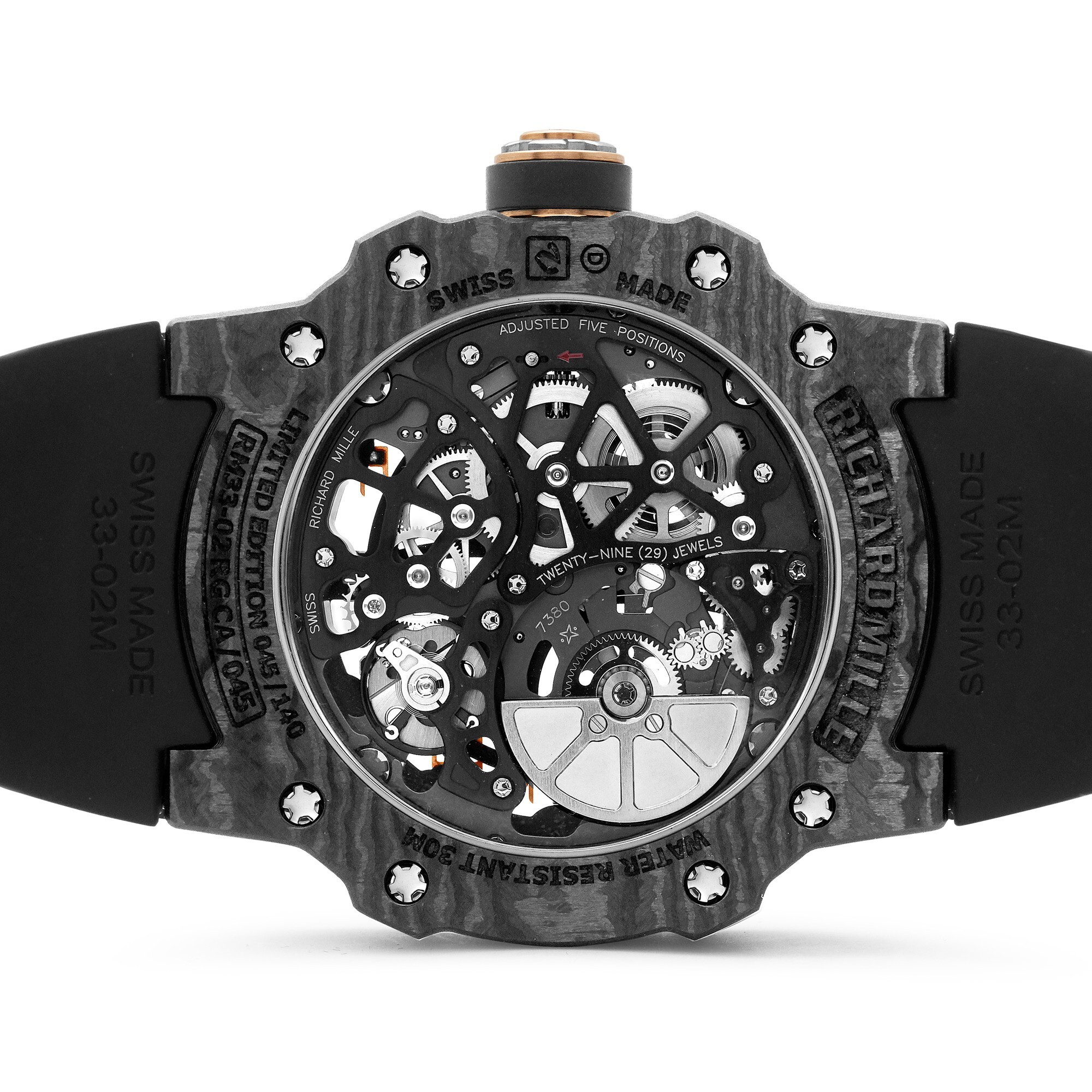 Richard Mille RM 33-02 skeleton movement view