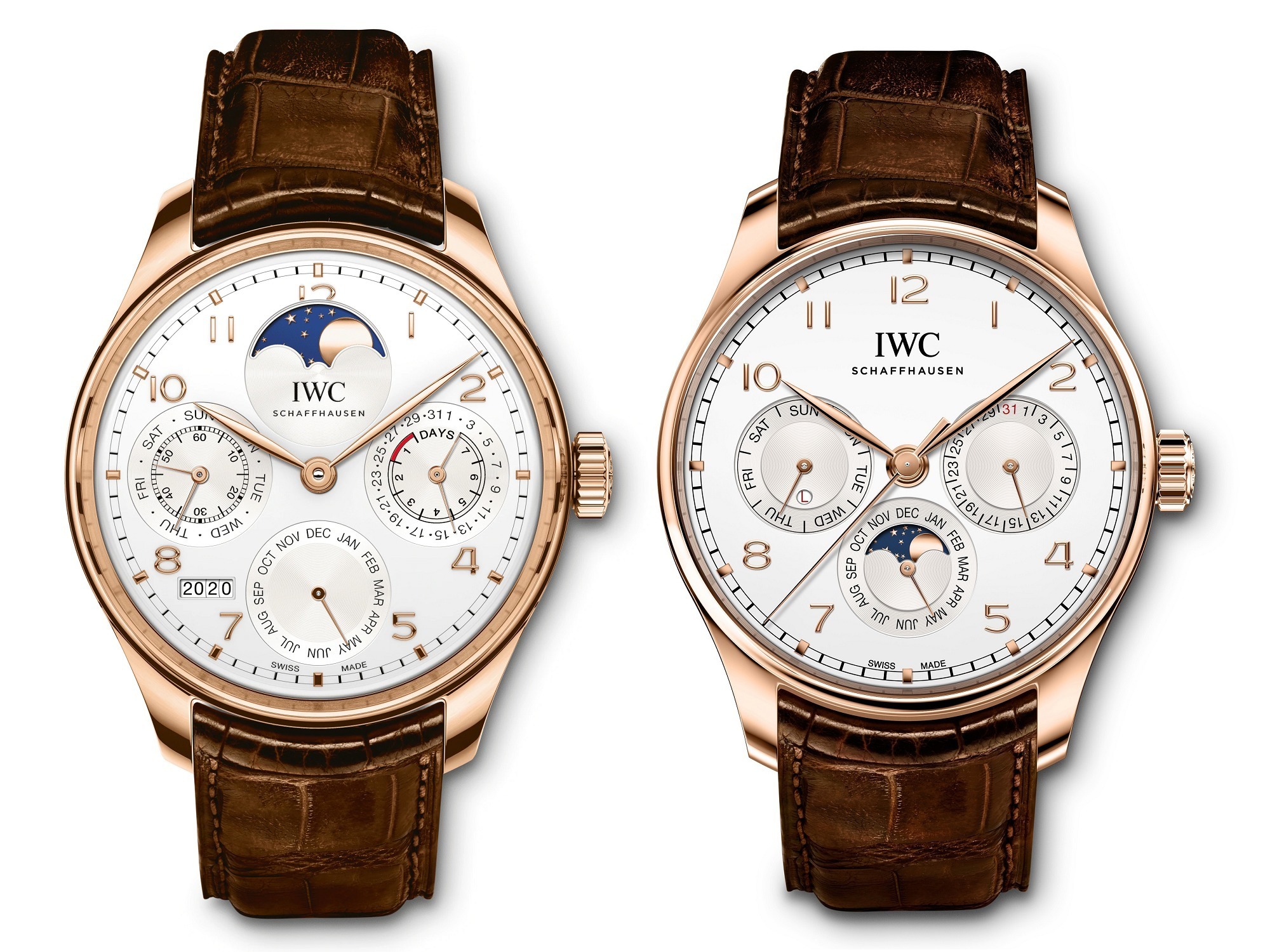 IWC Portugieser Perpetual Calendar 42 dial and subdials