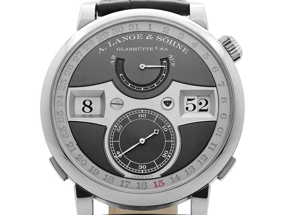 A. Lange & Söhne Zeitwerk Date digital jumping hour watch