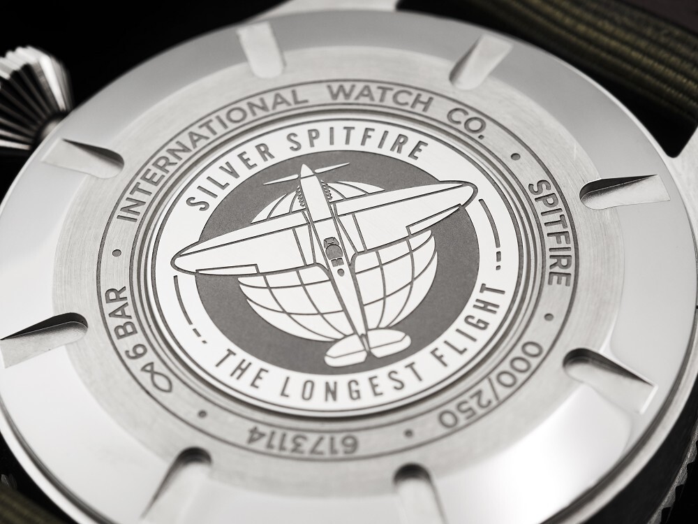 IWC Spitfire bezel detail