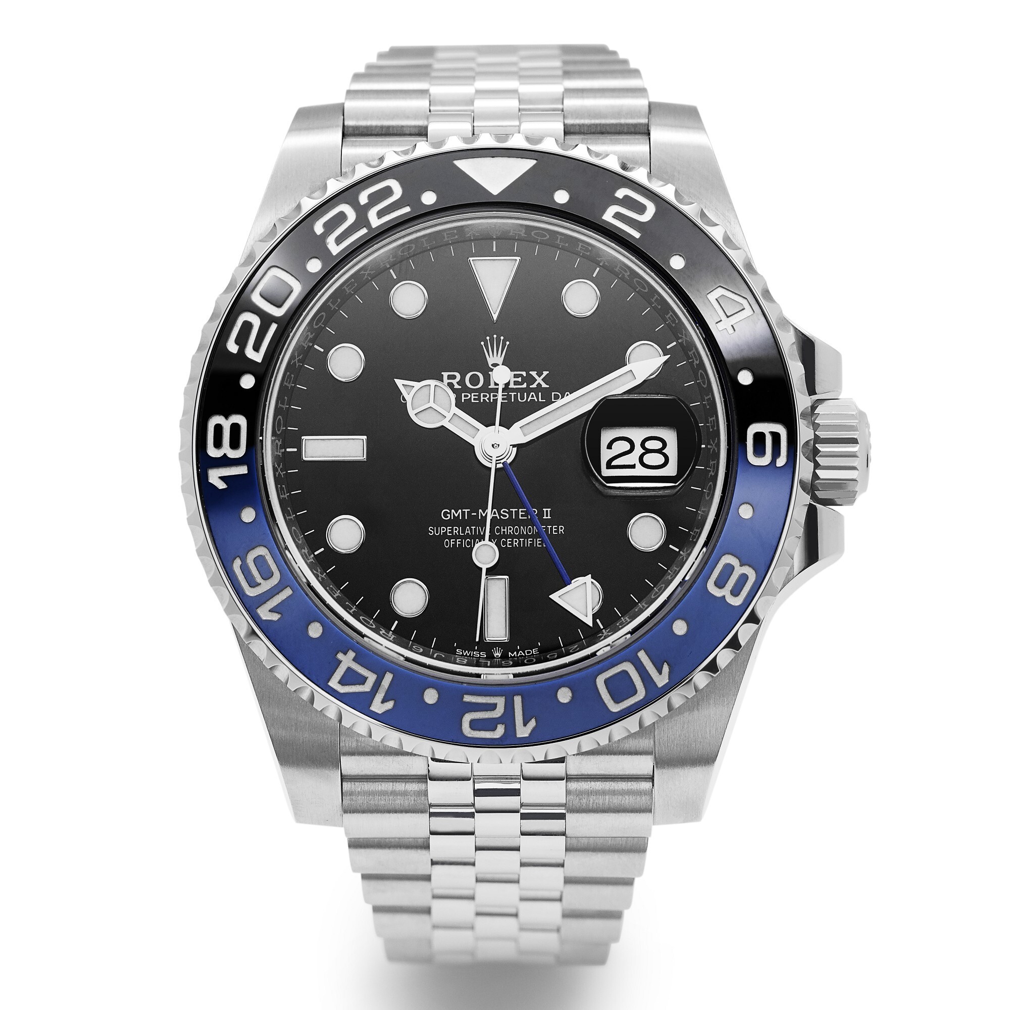 Rolex Batman bracelet detail