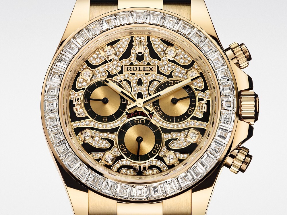 Rolex Daytona diamond-set bezel
