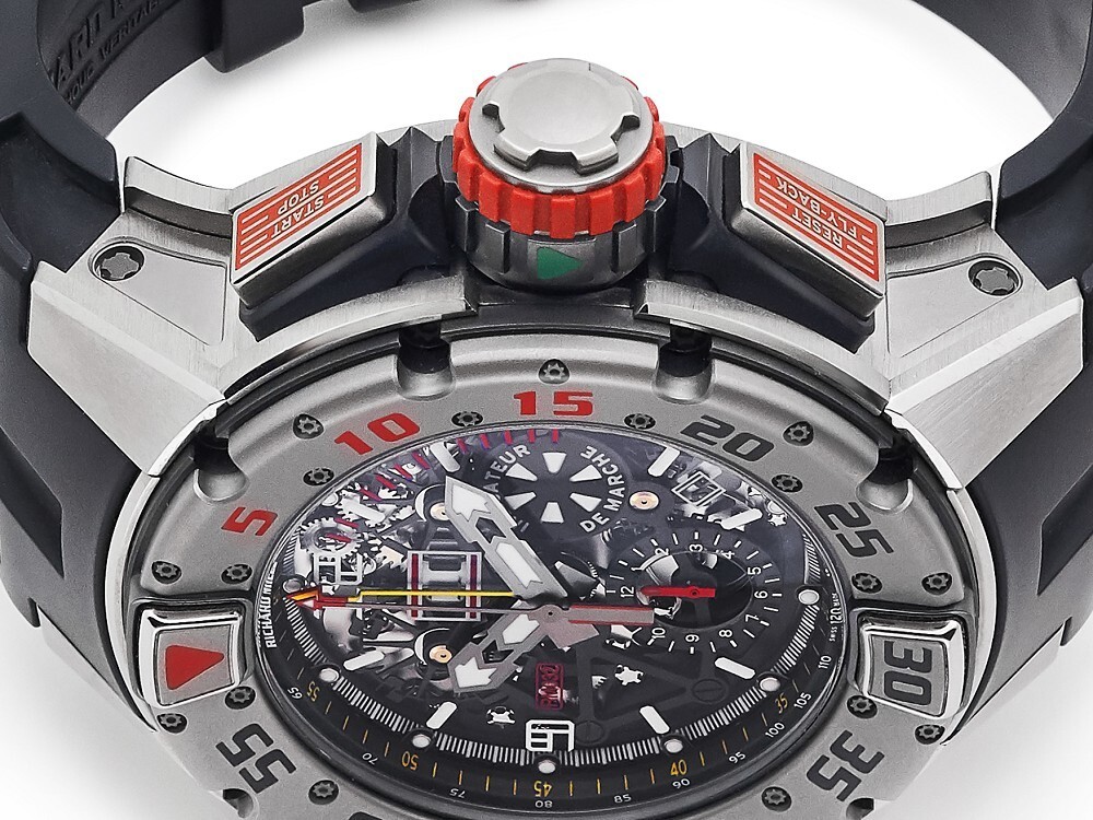 RM 032 rotating bezel and push-button system