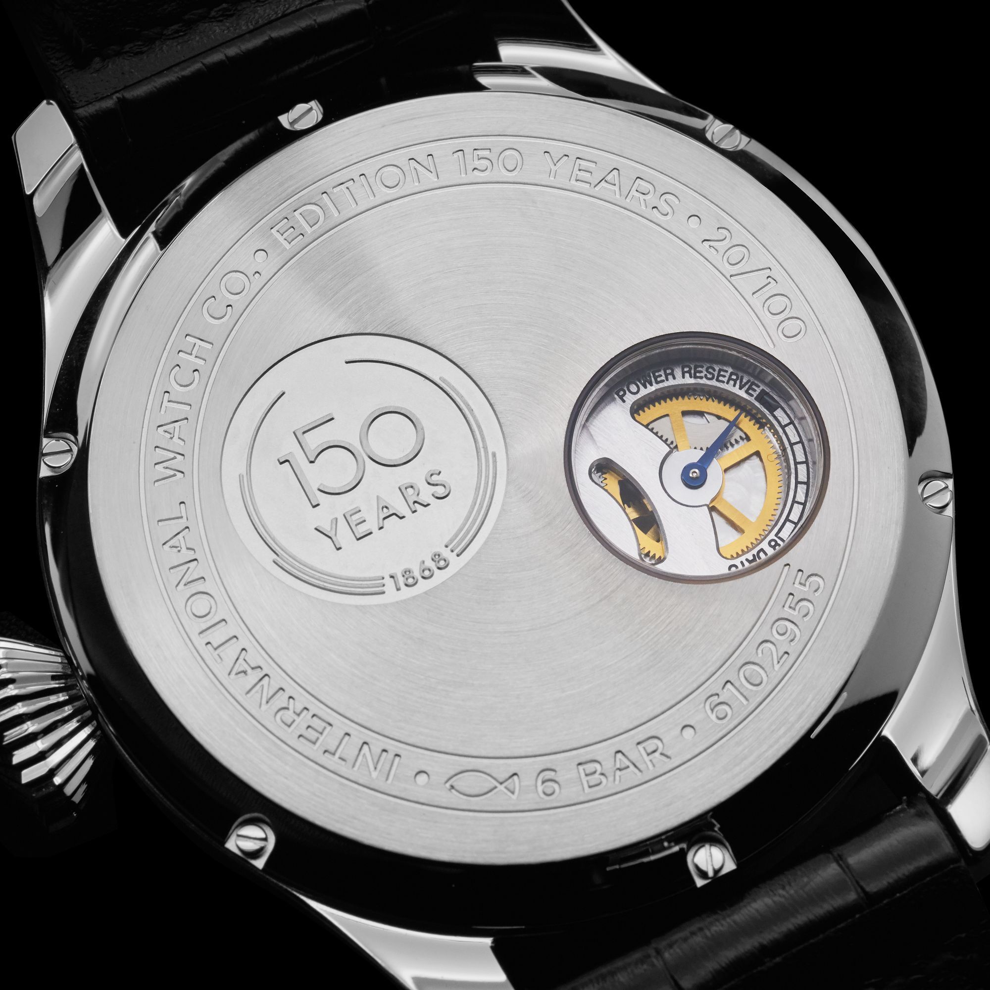 IWC Big Pilot’s Watch Big Date 150th Anniversary Caseback