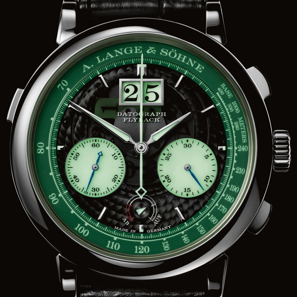A. Lange & Söhne Datograph Up/Down Lumen flyback chronograph date display