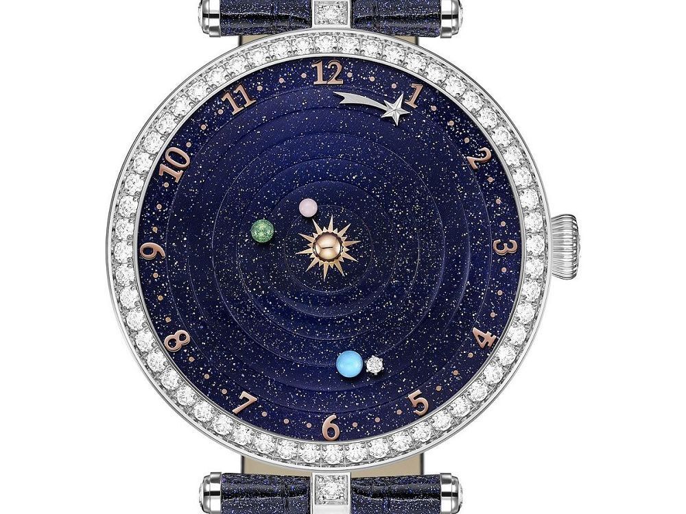 Van Cleef & Arpels Planetarium aventurine dial