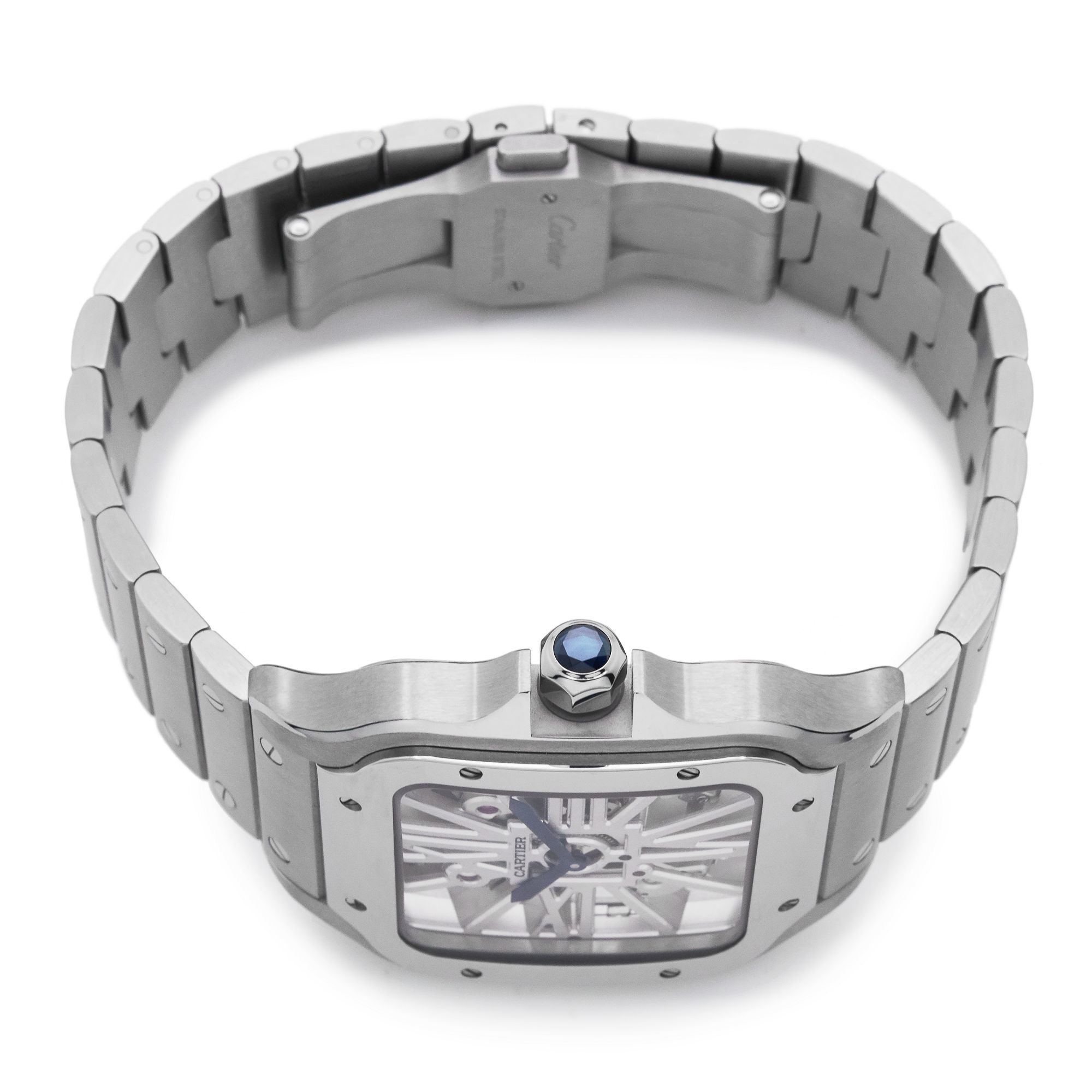 Cartier Santos de Cartier Skeleton case design