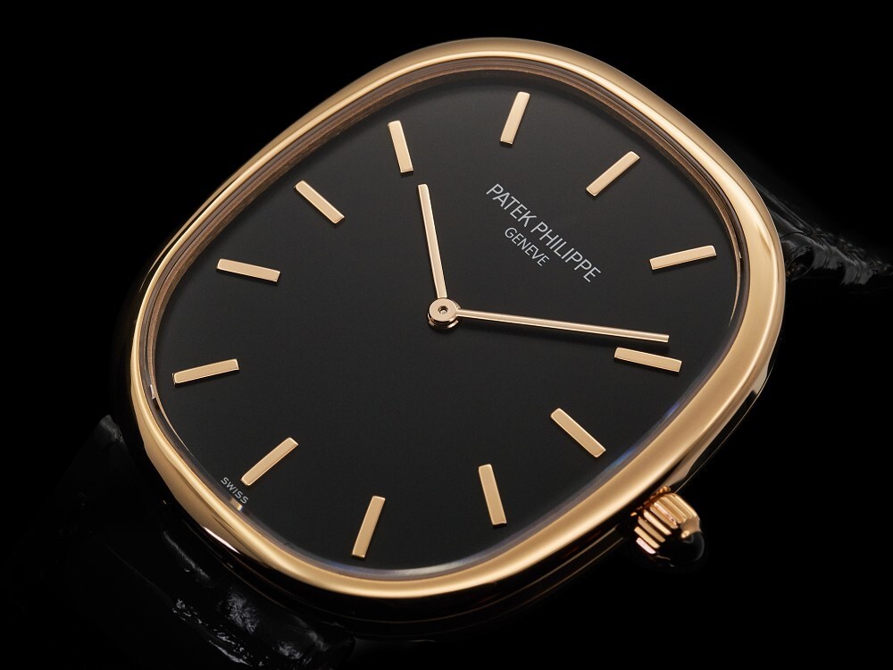 Golden Ellipse rose gold case profile