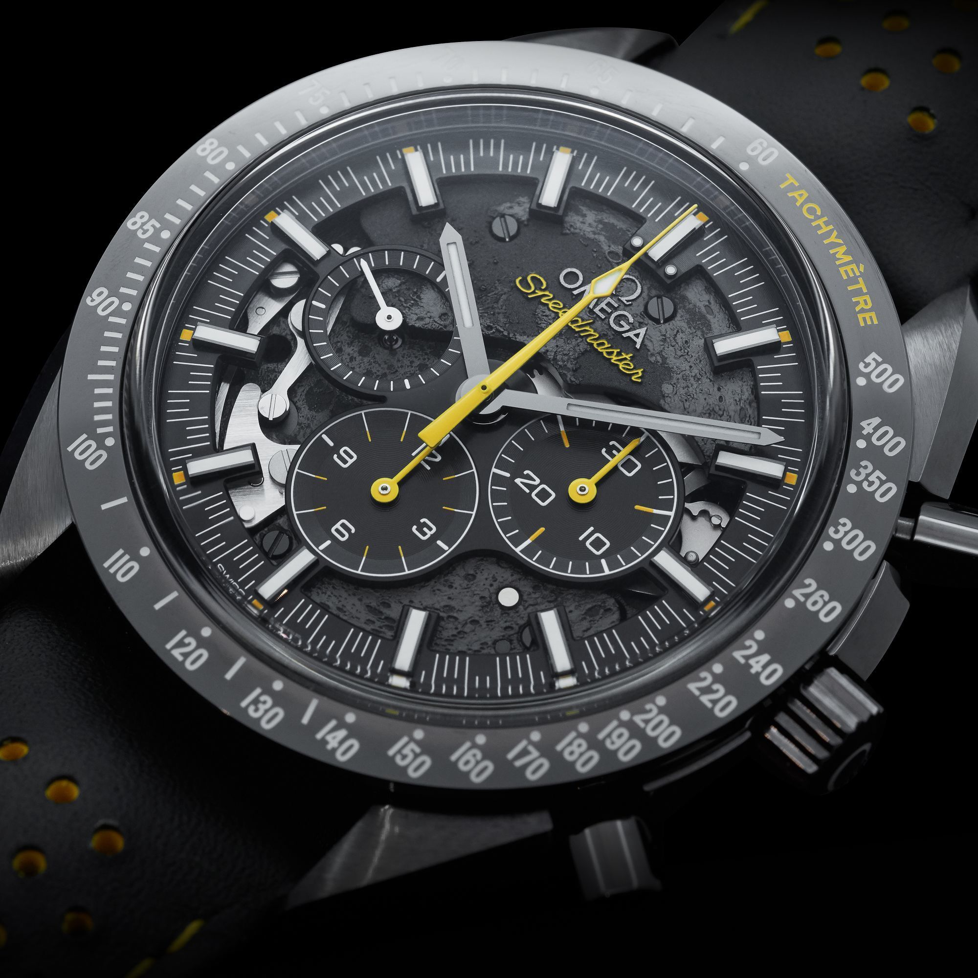 Omega Speedmaster Dark Side of the Moon Apollo 8 strap detail