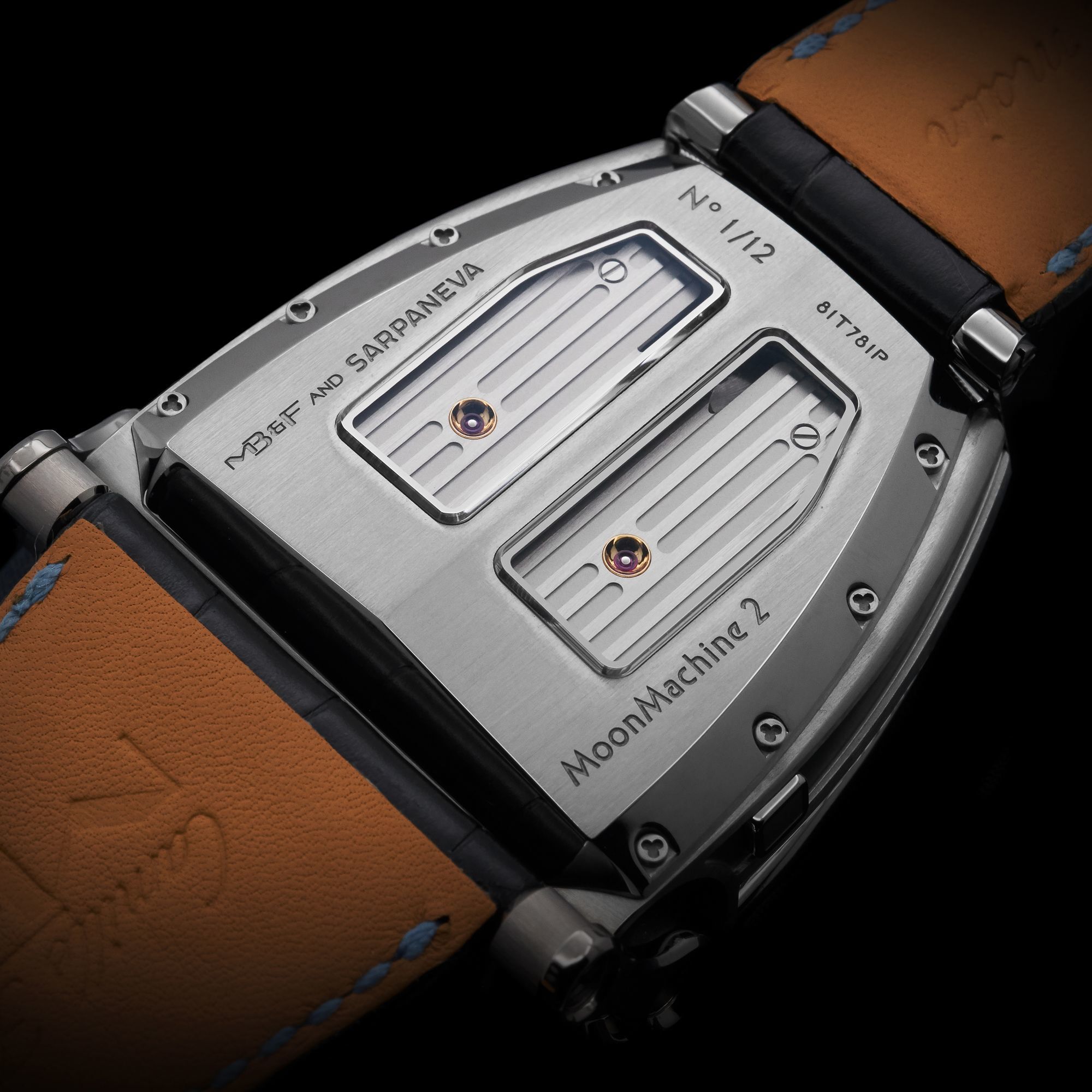 MB&F MoonMachine 2 Moon Phase Watch display