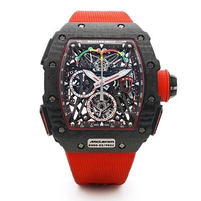 Richard Mille RM 50-03 McLaren F1 Ultra-Light Split-Seconds Tourbillon case