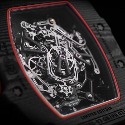 Richard Mille RM 50-03 McLaren F1 Ultra-Light Split-Seconds Tourbillon movement
