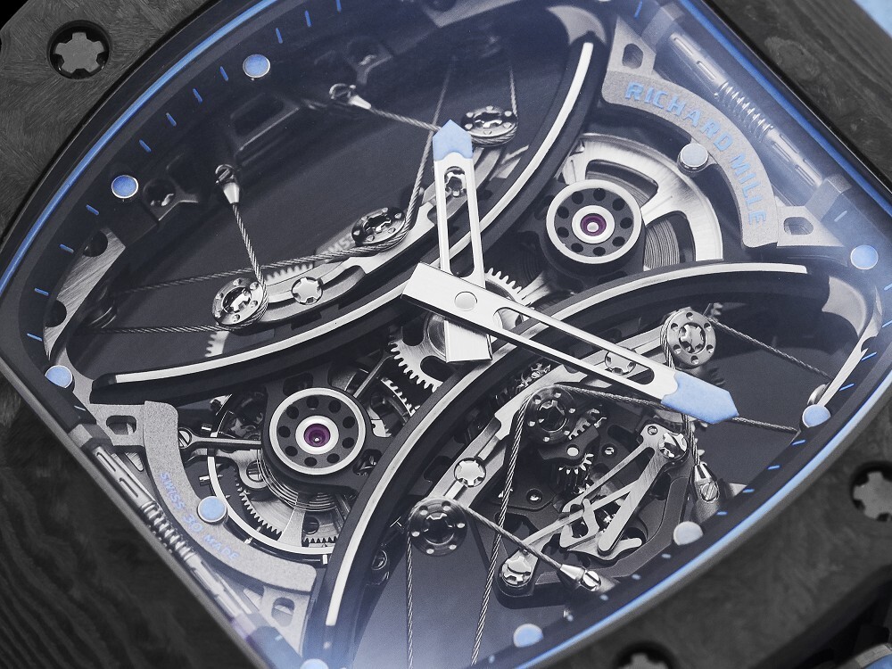 RICHARD MILLE RM 53-01 Tourbillon Carbon TPT Damascus texture