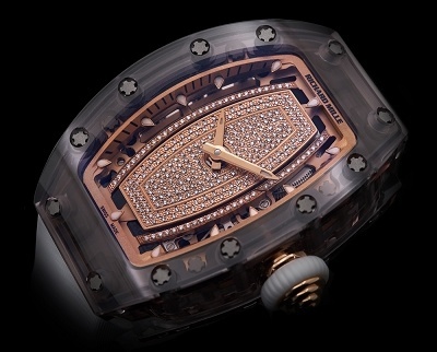 RICHARD MILLE RM 07-02 Grey Sapphire Diamond Dial