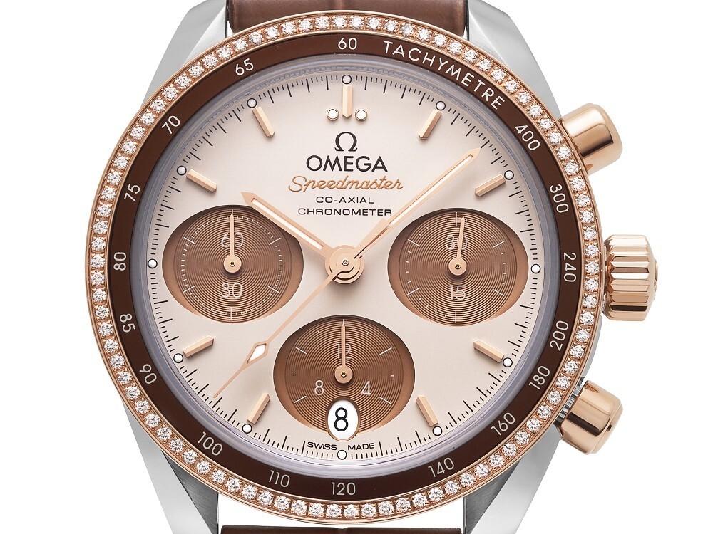 Omega Speedmaster 38 mm Cappuccino Dial Design