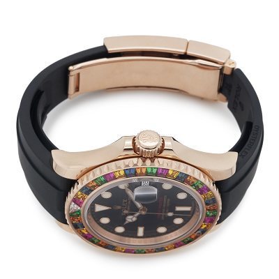 Rolex Yacht-Master 40 Gem-Set Bezel side view