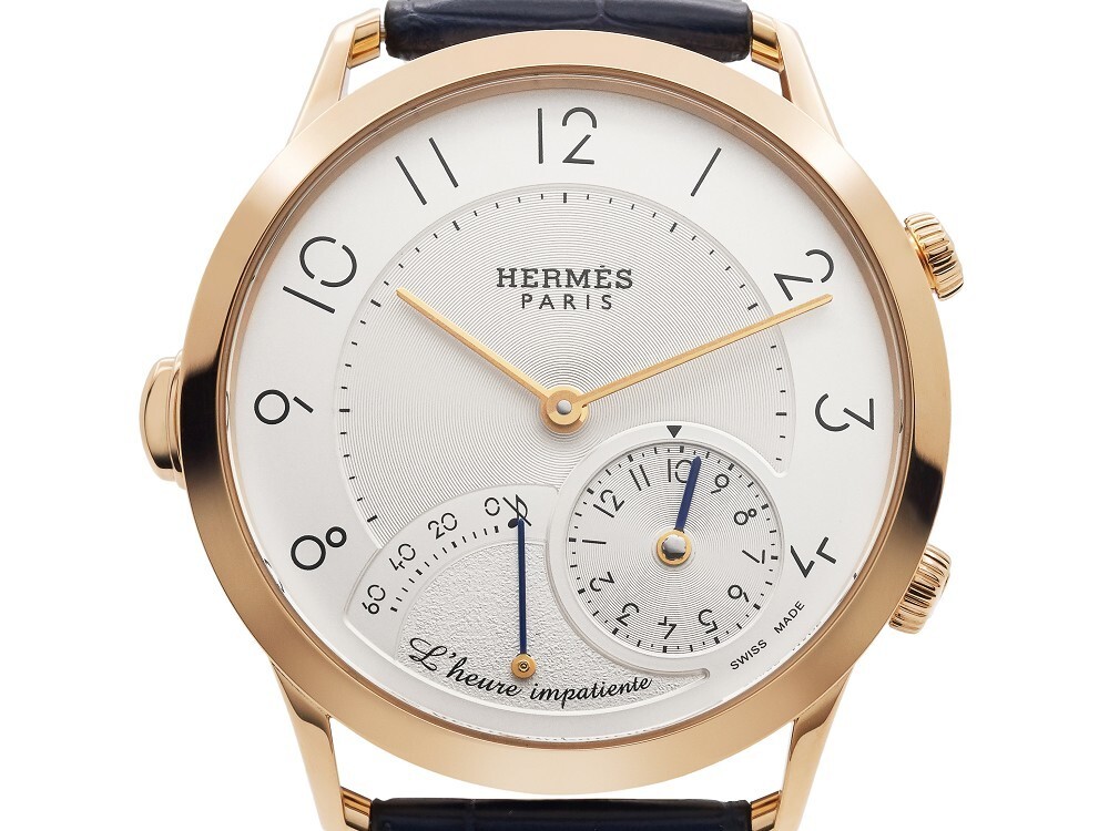 Hermès Slim d’Hermès L’Heure Impatiente Watch Dial View