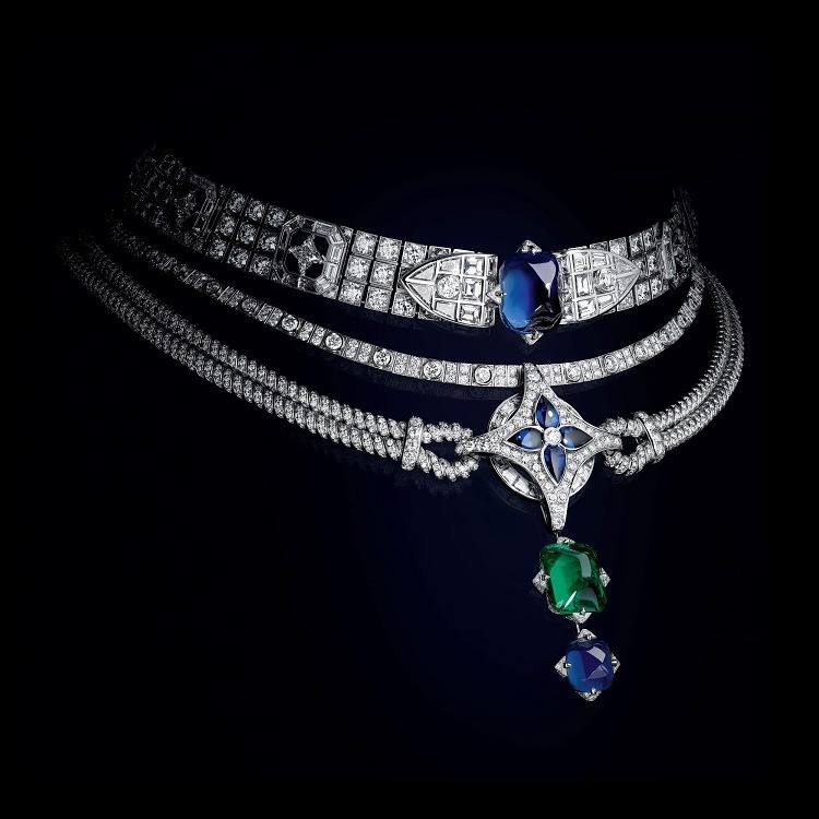 Louis Vuitton Le Mythe Sapphire Jewelry Set bracelet