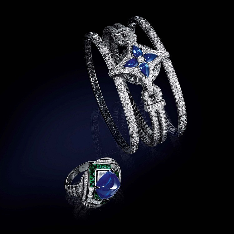 Louis Vuitton Le Mythe Sapphire Jewelry Set ring