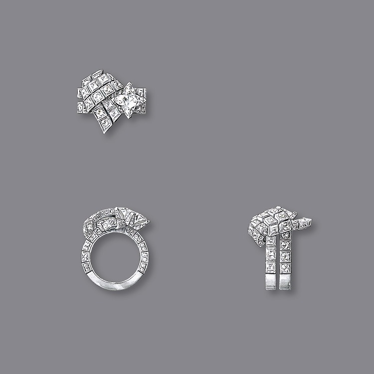 Louis Vuitton La Star du Nord diamond ring craftsmanship