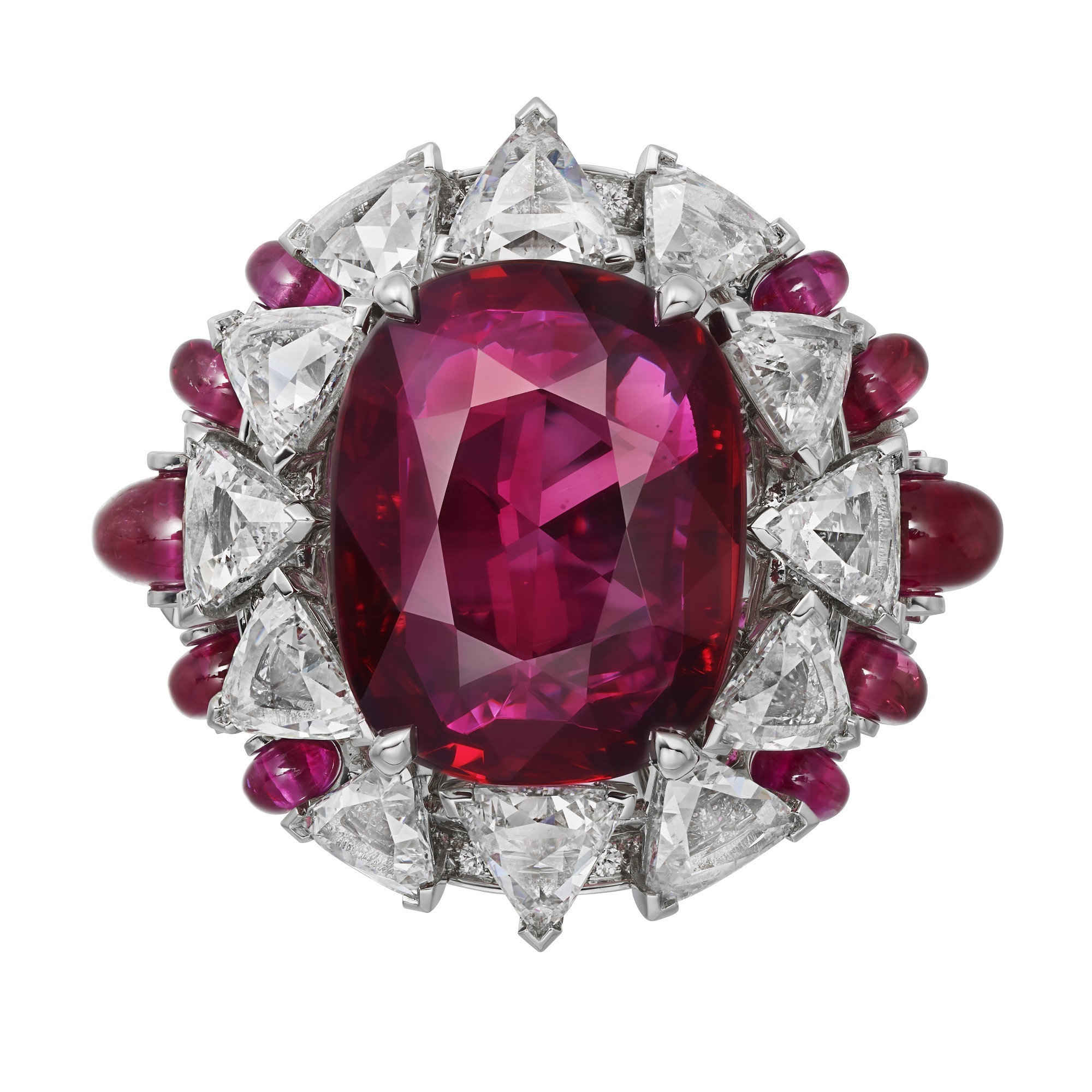 Cartier Phaan Ruby Ring gemstone layering