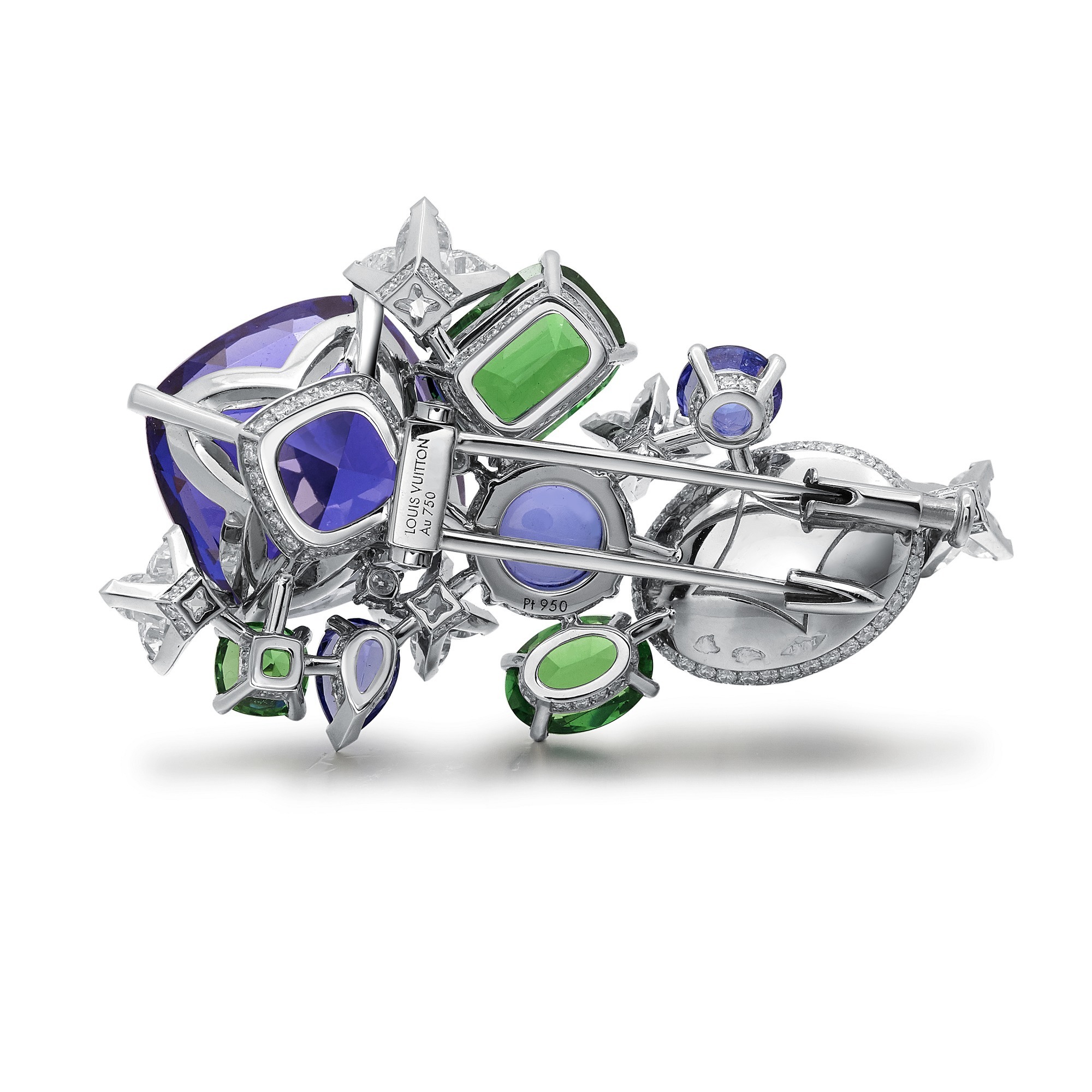 Louis Vuitton La Constellation d’Hercule brooch opal detail