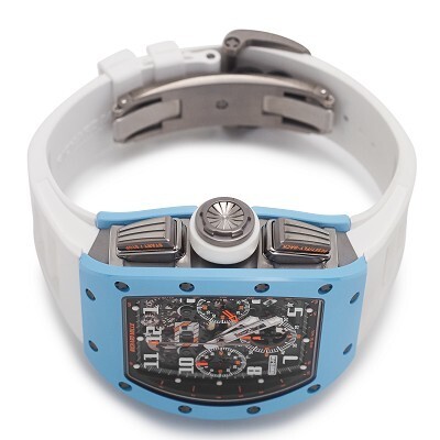 RM 011-FM Flyback Chronograph Blue Ceramic