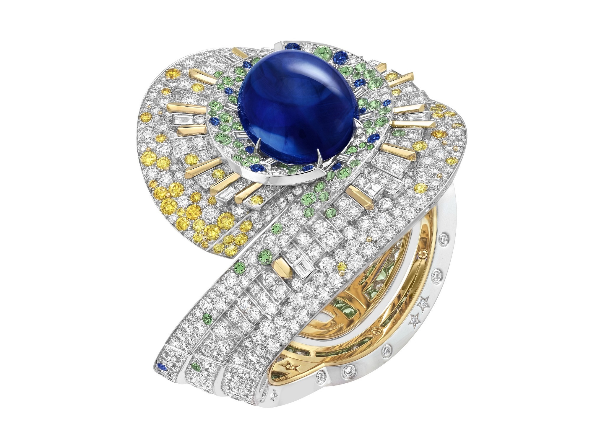 Van Cleef & Arpels Sentier d'Etoiles Sapphire Bracelet spiral design
