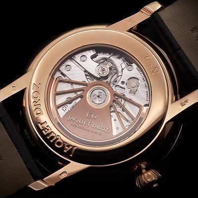 Jaquet Droz Dual Time Rose Gold Watch