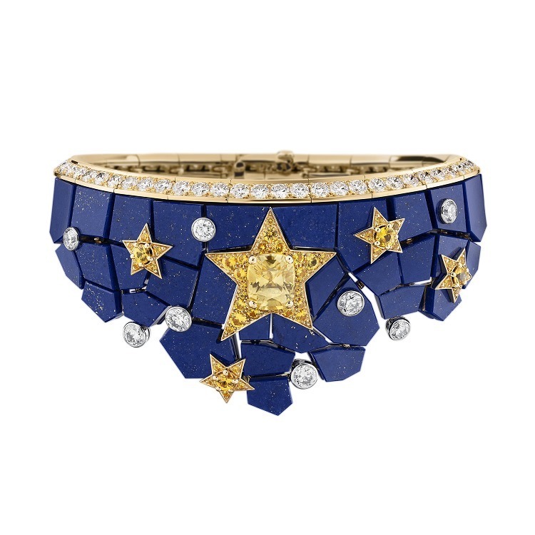 Chanel Constellation Astrale yellow sapphire necklace