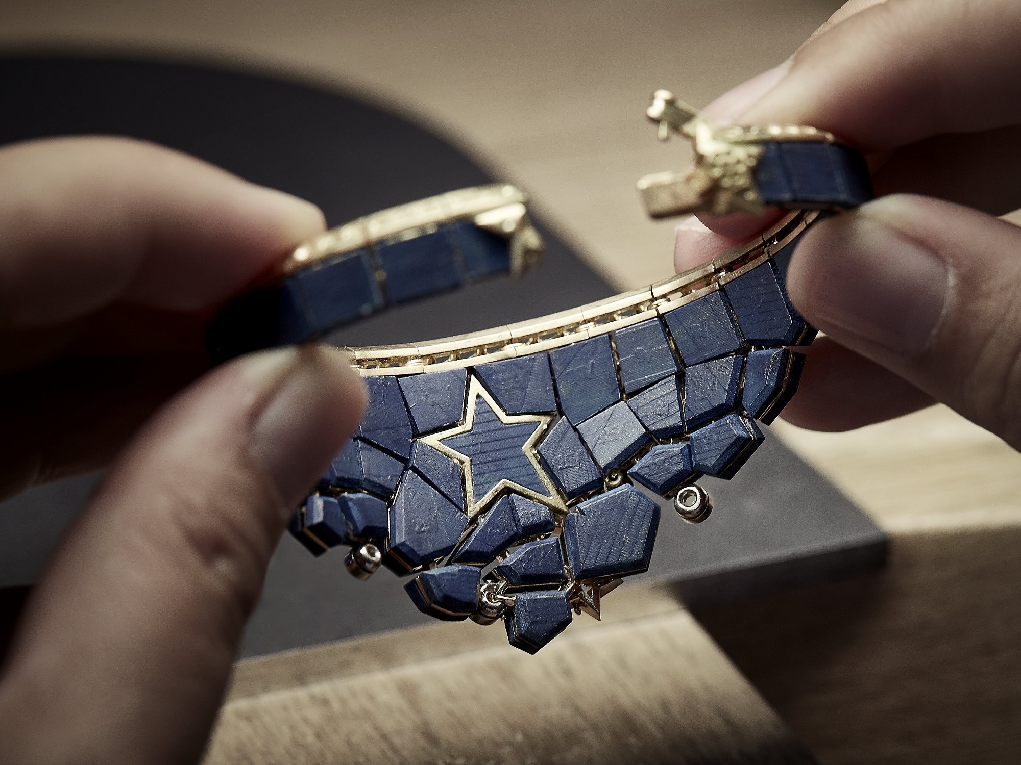 Chanel Constellation Astrale star motif lapis lazuli