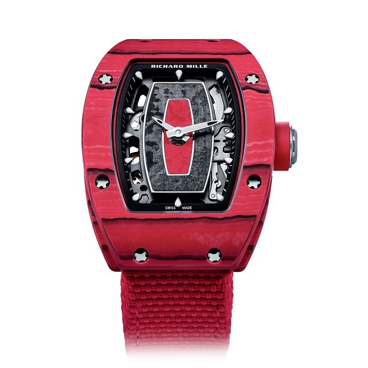Richard Mille RM 07-01 Racing Red carbon fiber case