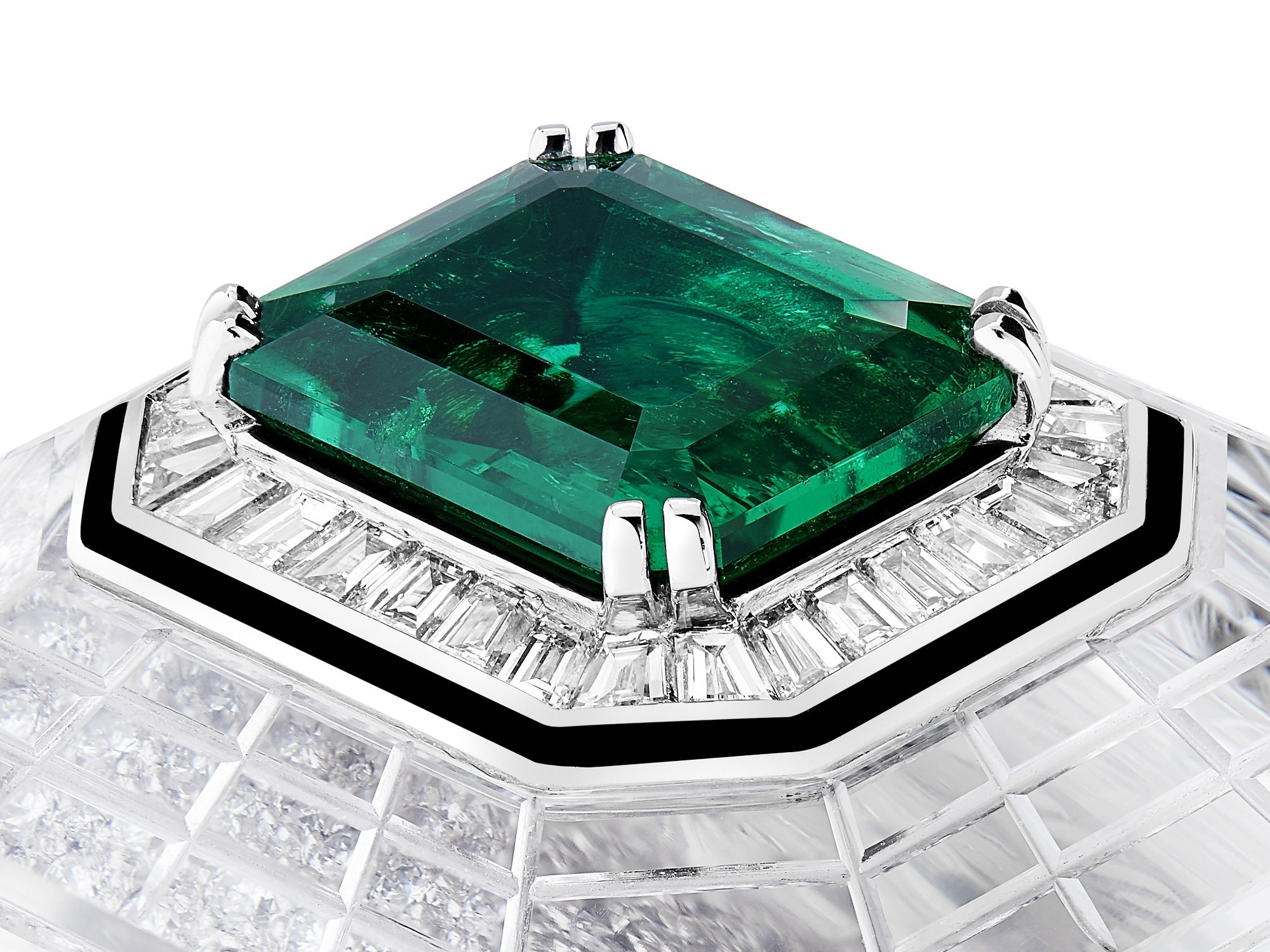 Boucheron Chevalière Émeraude Ring