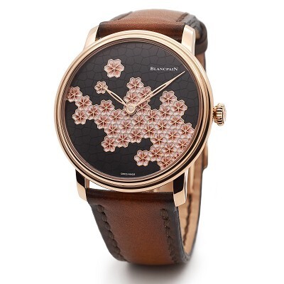 Blancpain Villeret Cherry Blossom Dial Artwork